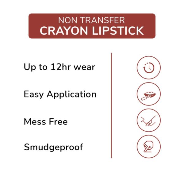 Mattlook Power Last Stain, Non Transfer Lip Crayon - Image 4